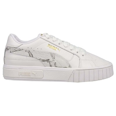 Женские белые кроссовки Puma Cali Star Snake Lace Up Повседневная обувь 380629-01