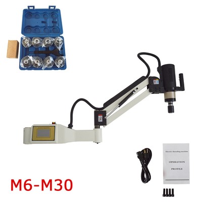 M6-M30 Universal 360° Electric Touch Screen Tapping Machine Tapper Arm 220V