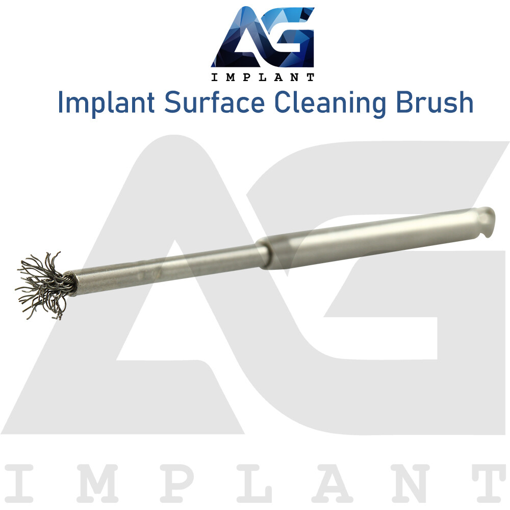Dental Implant Surface Cleaning Brush Tool Surgical PeriImplantitis
