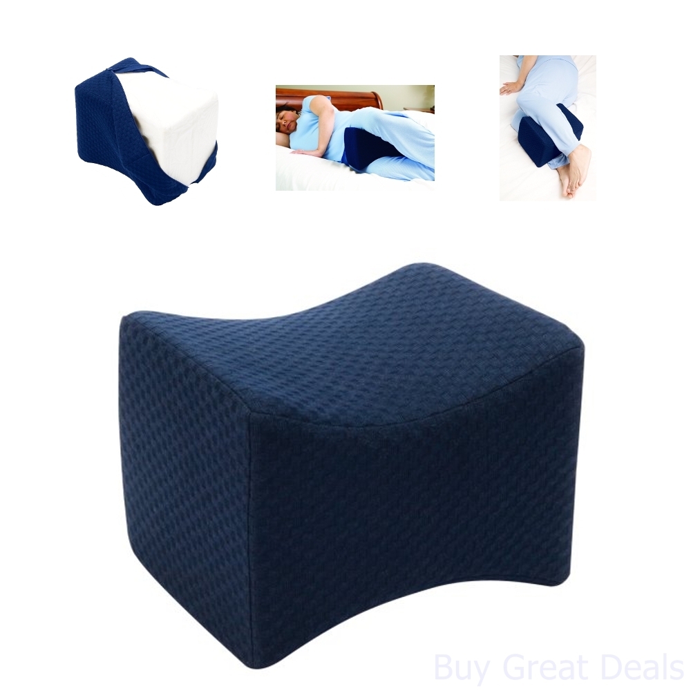 Memory Foam Knee Pillow Leg Lower Bag Pain Relief Orthopedic