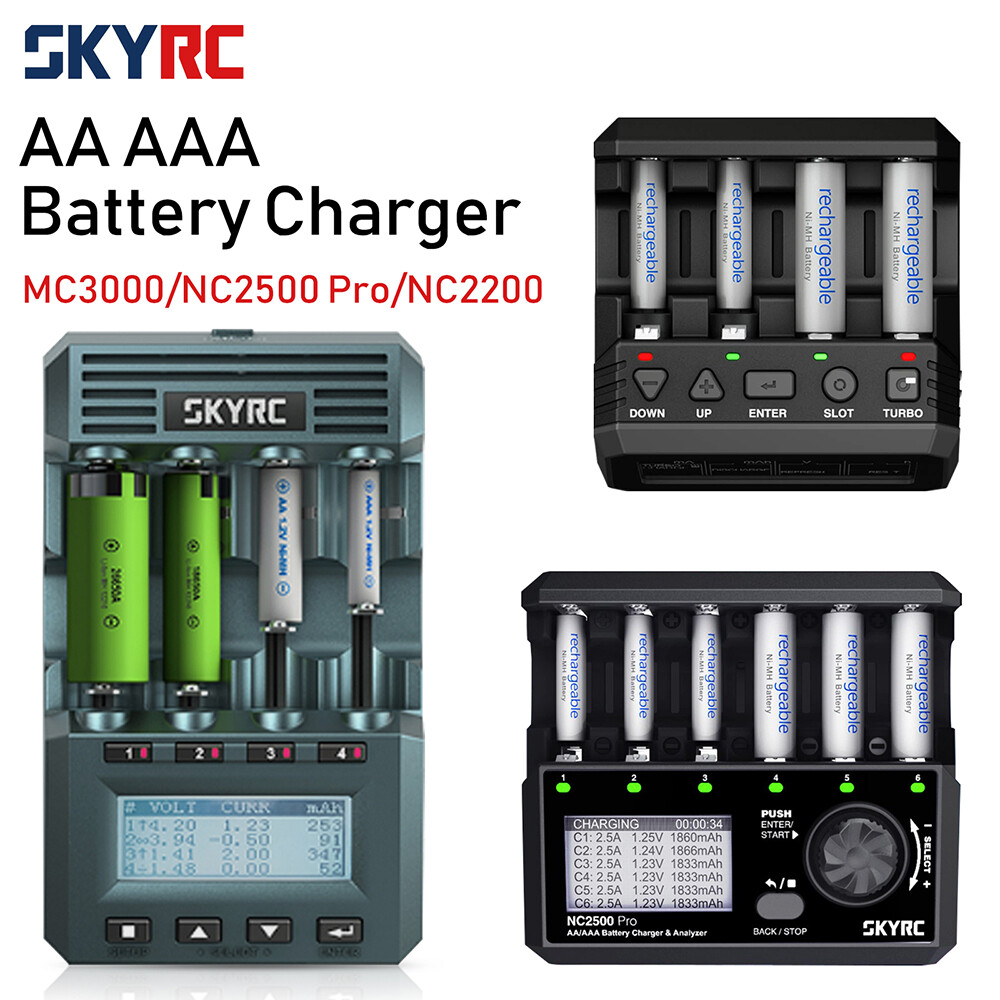 自動車 SKYRC NC3000pro SkyRC NC3000 Pro NiMH NiCd Battery Charger LED APP Control