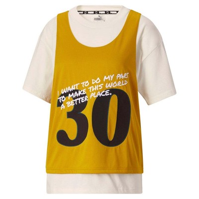 

Puma Stewie X Reintroduce Jersey Crew Neck Short Sleeve Tshirt Womens Size  Ca, Белый