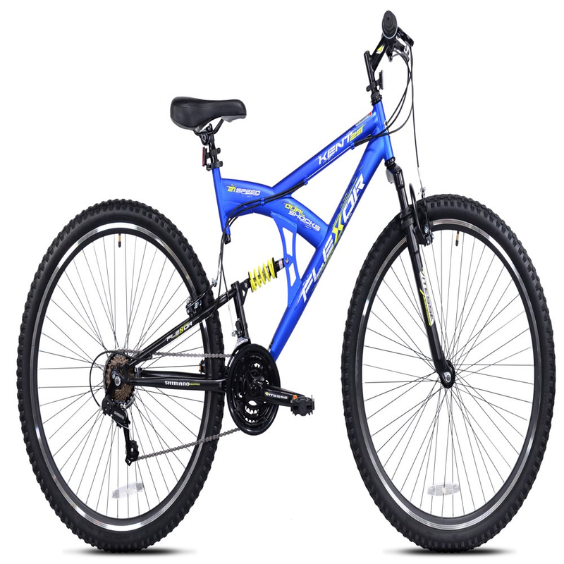 Kent Bicycles 29 In. Flexor Men'S Dual Suspension Mountain Bike, Blue