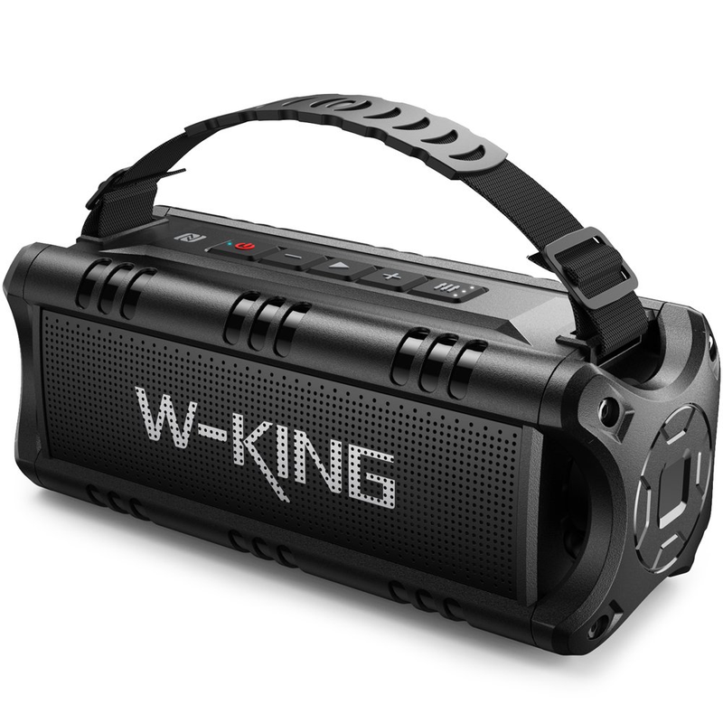 W-King Boombox Portable Wireless Waterproof Bluetooth Speaker Super Loud Outdoor
