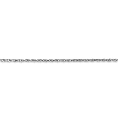 Pre-owned Superdealsforeverything Real 14kt White Gold 1.5mm Loose Rope Chain; 18 Inch; Lobster Clasp