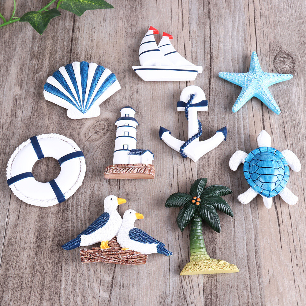 Resin Nautical Lighthouse Anchor Wall Hanging Ornament ...