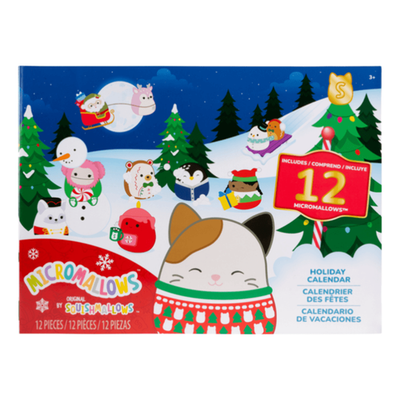Squishmallows 12-Day Advent Calendar Plush Gift Set For Collectors