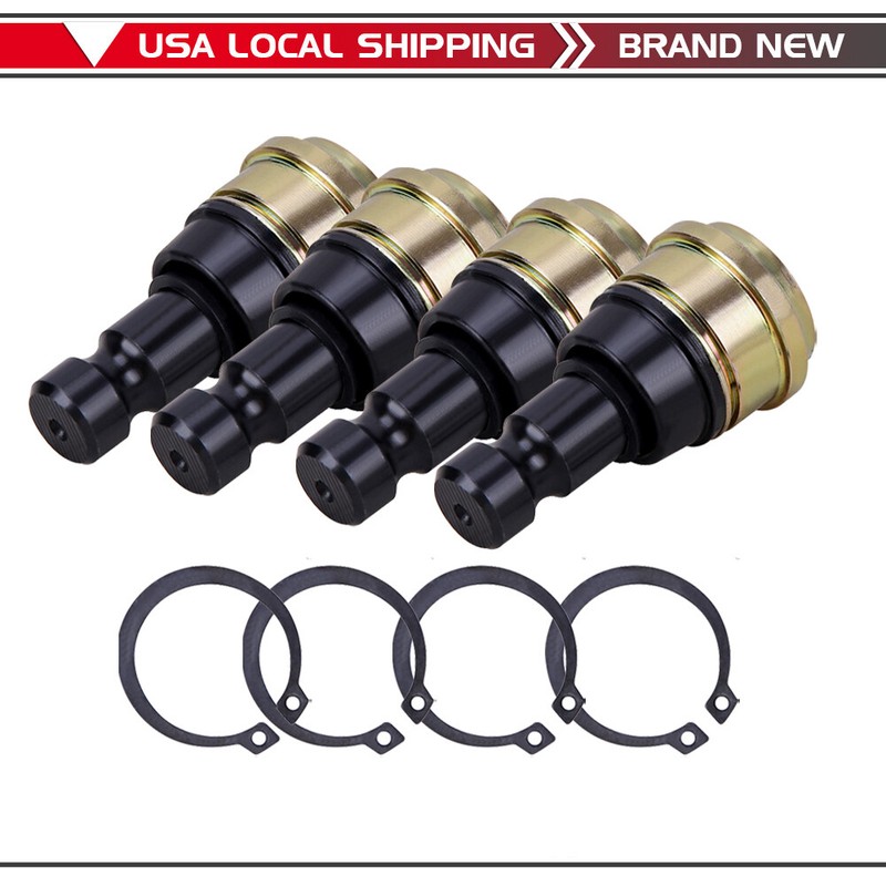 4 SET Style Upper Lower Front Ball Joints for Polaris Ranger 800 4x4 6x6 XP Crew