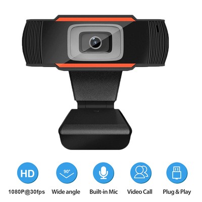 1080P HD 30FPS Webcam COMPUTER CAMERA, USB With Microphone For PC Laptop Video