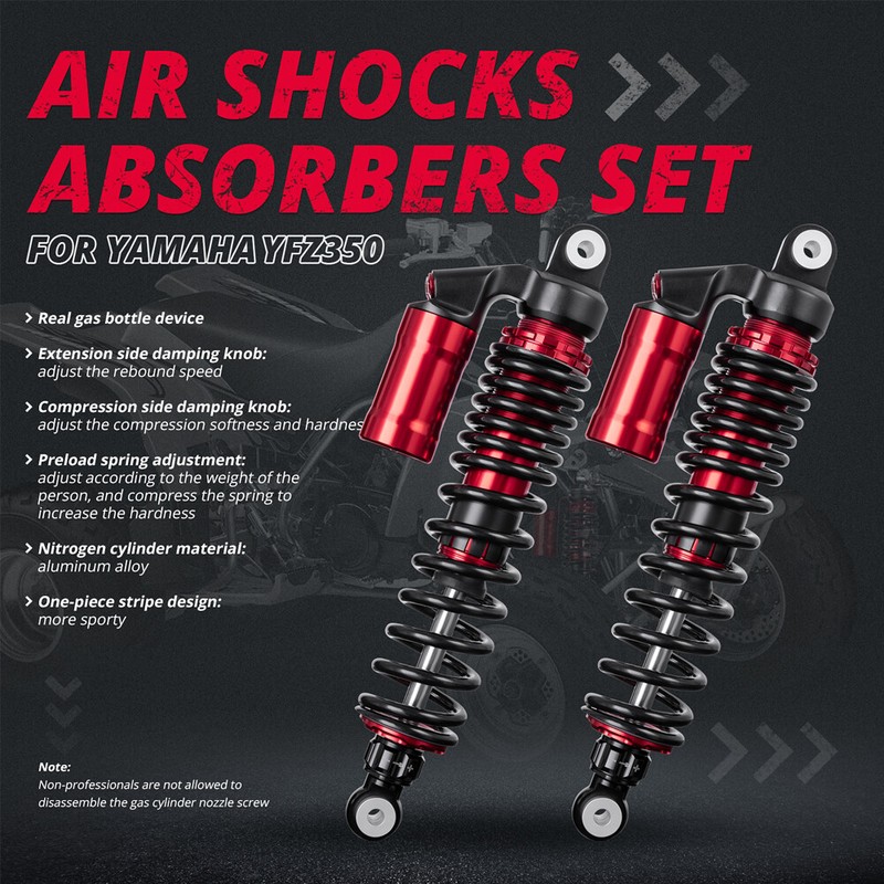 yf350 yfz350 バンシー フロントサスペンション フロントショック BLUE STAGE 4 PERFORMANCE FRONT SHOCKS ABSORBER SET FOR YAMAHA
