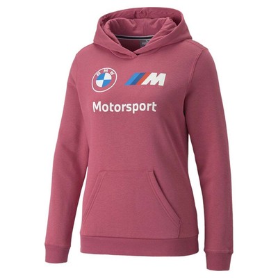 

Puma Bmw Mms Ess Logo Pullover Hoodie Женская фиолетовая повседневная верхняя одежда 53624705, Фиолетовый