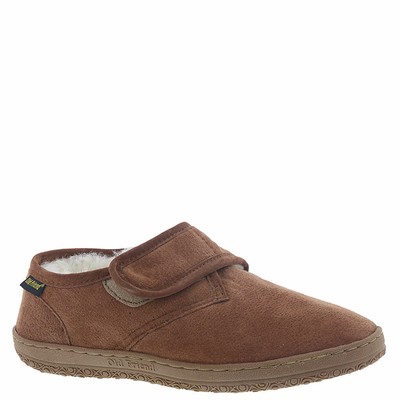 

Мужские кожаные кожаные туфли Old Friend на флисовой подкладке, Chestnut/brown