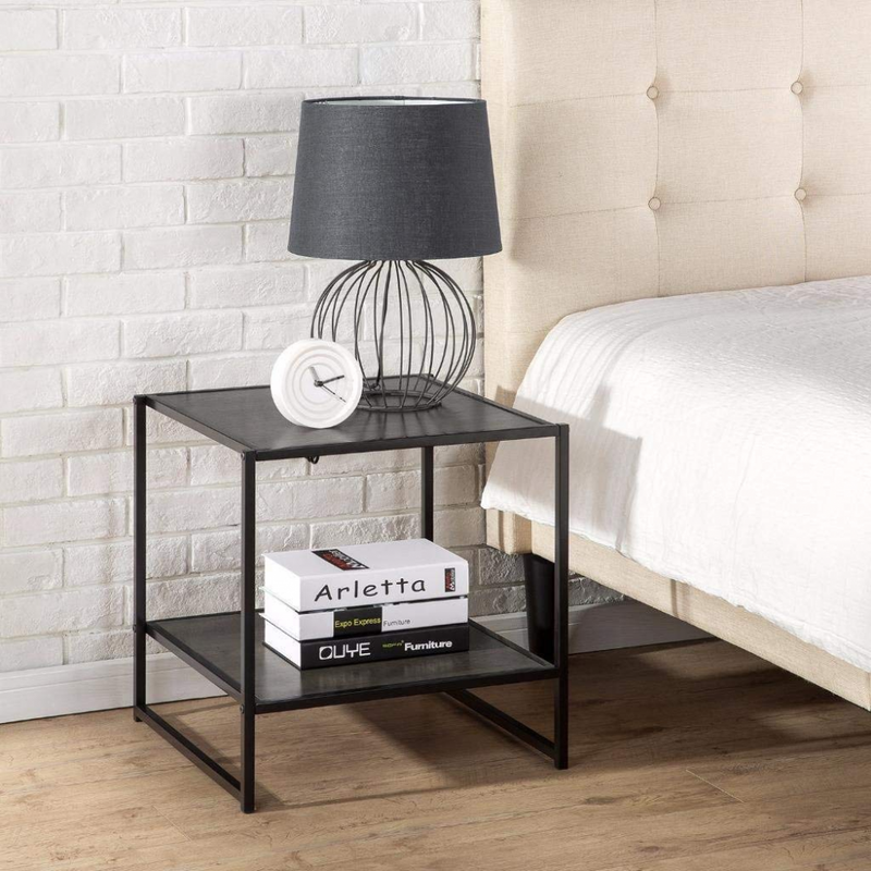 Bed Room Storage Shelf Organizer End Coffee Table