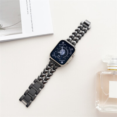 Double Chain Bracelet Band for Apple Watch 10 9 8 7 6 5 4 SE 44/41/45/42/46/49mm