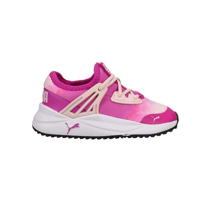 

Розовые кроссовки Puma Pacer Future Bleach для девочек без шнуровки, повседневная обувь 38312, Розовый, Puma Pacer Future Bleach Slip On Toddler