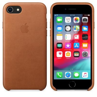 iPhone 7 8 SEレザーケース ブラウン Genuine Apple Leather Case for iPhone 7, 8 & SE (2nd & 3rd