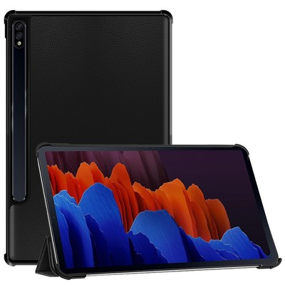 Anti-Scratch Flip PU Leather Case Cover for Samsung Galaxy Tab S7+ 12.4'' SM-T970
