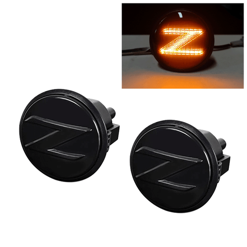 FOR 2009-2020 NISSAN 370Z AMBER SEQUENTIAL LED FENDER SIDE FOR 2009-2020 NISSAN 370Z AMBER SEQUENTIAL LED FENDER SIDE