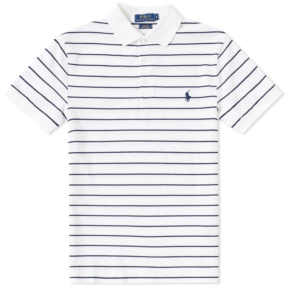 Polo Ralph Lauren Men's Custom Fit Multistripe Polo L Large
