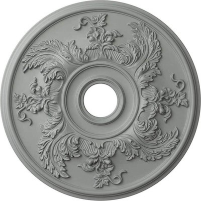 Ekena Millwork Urethane Ceiling Medallion 23-5/8''x4-5/8'' IDx1-7/8'' Primed White