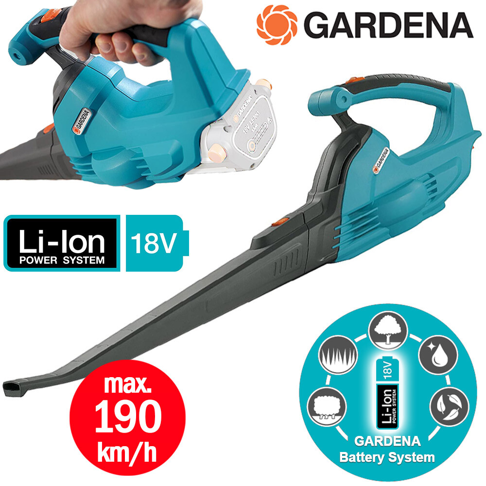 Gardena Allround Laubbläser Laubgebläse Li-Ion 18 V 2,6 Ah ohne Akku 9335-55 