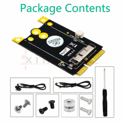 mPCIe Converter Adapter Board for Broadcom BCM943224P BCM94360CSAX BCM94360CS2