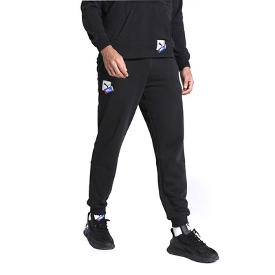 Спортивные брюки Puma Nfs X Мужские черные повседневные спортивные штаны 53289801