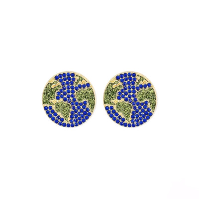 SUGAR FIX ''Globetrotter'' Stud Earrings ~ Blue (Nickel Free) NEW!!!