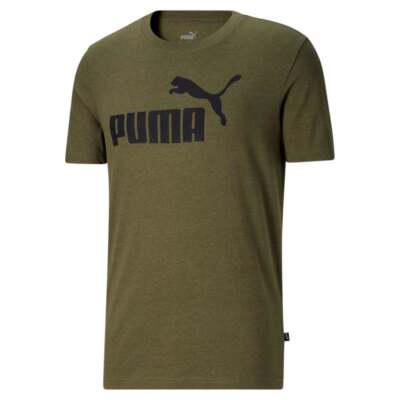 

Puma 58627632 Мужская футболка Essential Heather с круглым вырезом и короткими рукавами повседневная, Зеленый, Puma Essential Heather Crew Neck Short Sleeve