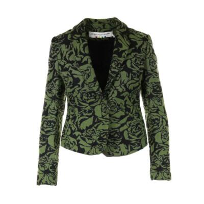 Pre-owned Jc De Castelbajac Castelbajac Woven Print Jacket In Green