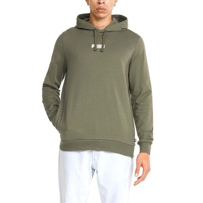 

Puma Modern Basics Pullover Hoodie Mens Size  Повседневная верхняя одежда 84844432, Зеленый