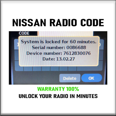 NISSAN RADIO CODES CONNECT DAEWOO CLARION BLAUPUNKT 33 UNLOCK STEREO PIN SERVICE