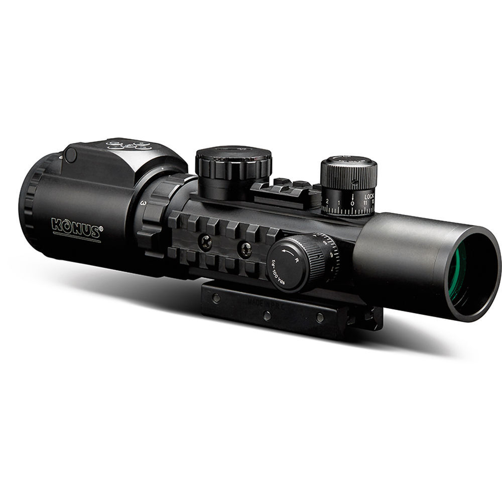 KONUS Konuspro AS-34 2-6x28 Jagd-Zielfernrohr Mil Dot graviert + beleuchtet