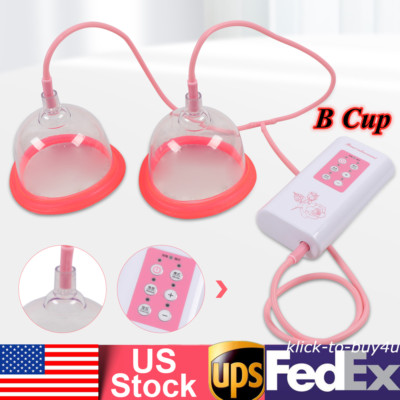 Electric Breast Vacuum Pump Breast Lifting Enlargement Massager B Cup Enlarger