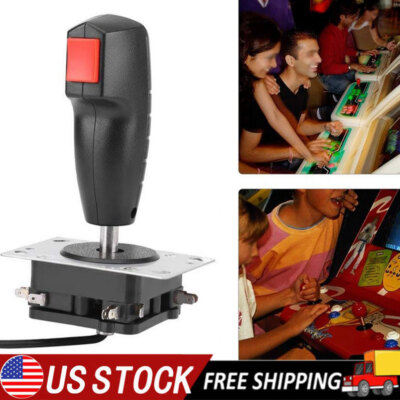 Durable 8 Way Flight Joystick with Trigger & Top Fire Button For Arcade game