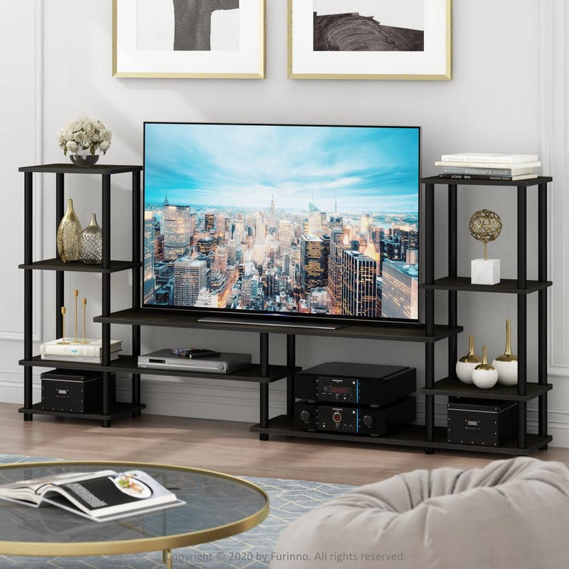 78 In. Entertainment Center Fits 50 In. With Open Storage Es