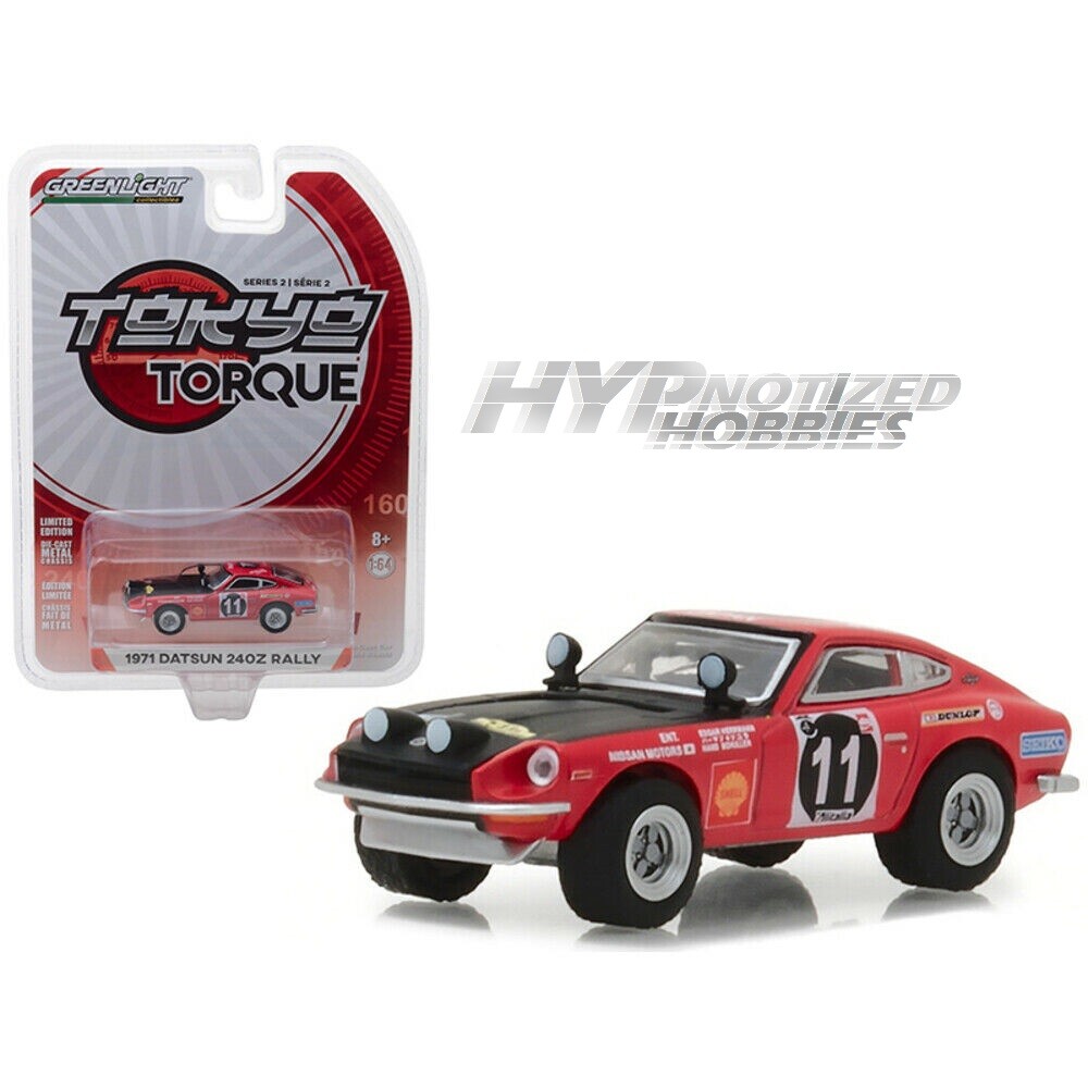 GREENLIGHT 1:64 TOKYO 1971 DATSUN 240Z EAST AFRICAN SAFARI