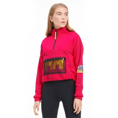 

Puma Helly Hanson X Half Zip Sweatshirt Womens Size  Casual Athletic Outerwea, Черный, Puma Helly Hanson X Half Zip Sweatshirt