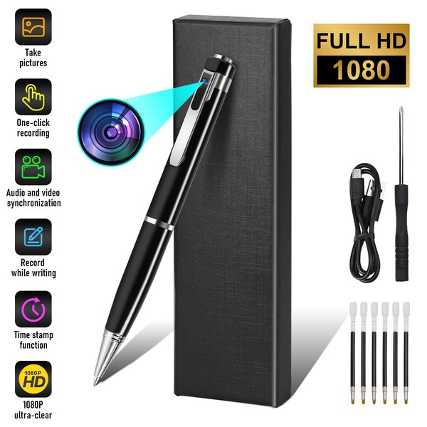 Hidden Cam Pocket Pen Camera 1080P HD 32GB Mini Video Recorder DVR Security USB - Image 31