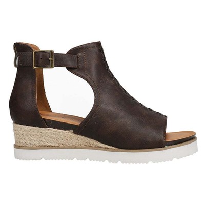 

Коричневые повседневные женские сандалии на танкетке Corkys Sugar City 30-5390-BRWN, Коричневый, Corkys Sugar City Wedge