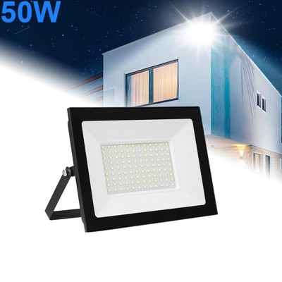 50W LED Flood Light Cool White Outdoor Security Work Lamp Spot Floodlight Watt