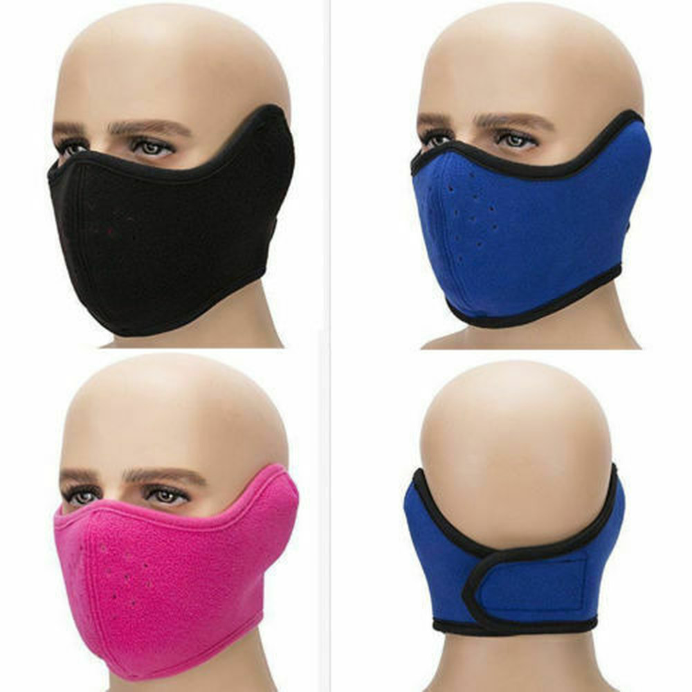 Winter Thermal Half Face Mask With Ear Warmer For Men Women