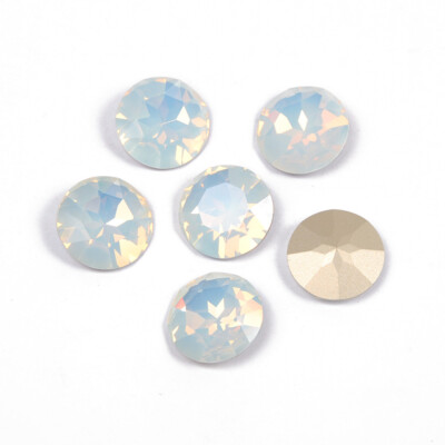 1201 Round 27mm Fancy Stones 2pcs Point Backs Rhinestone Jewelry Crafts Large DI