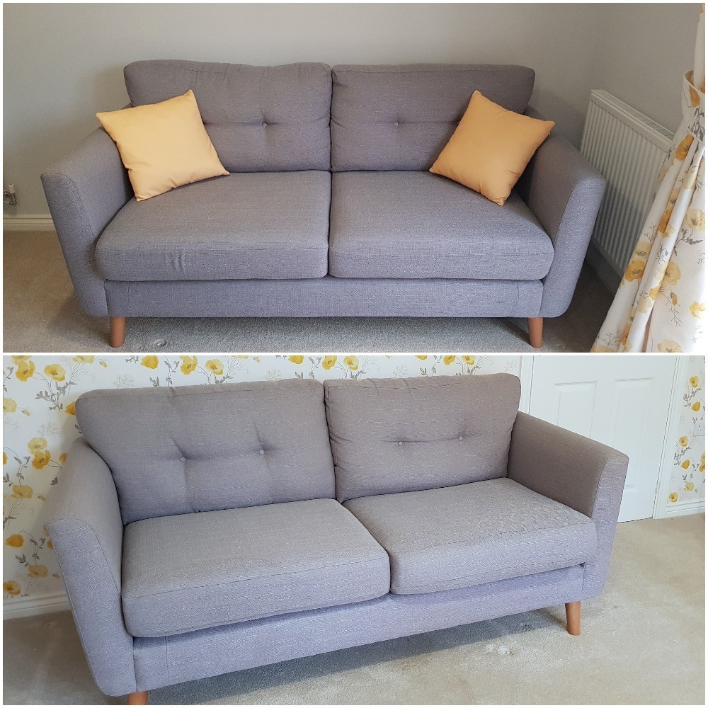 Two nearly new current season Sparkle Fabb Sofas in Locks Heath