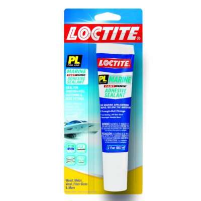 Loctite PL Marine Fast Cure Adhesive Sealant, 3 Ounce Squeeze Tube (2020627)