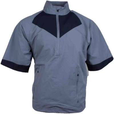 

Page - Tuttle Colorblock Короткий рукав Ветровка HalfZip Pullover Mens Grey Cas, Page - Tuttle Colorblock Short Sleeve HalfZip Windbreaker Pullove
