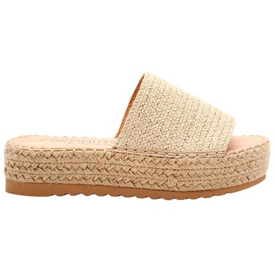 Женские бежевые повседневные сандалии на платформе BEACH by Matisse Del Mar Espadrille DELMAR