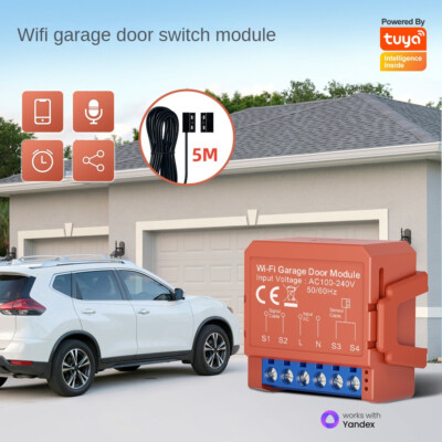 Tuya Smart WiFi Garage Door Module Roller Door Timer Switch APP Voice Control