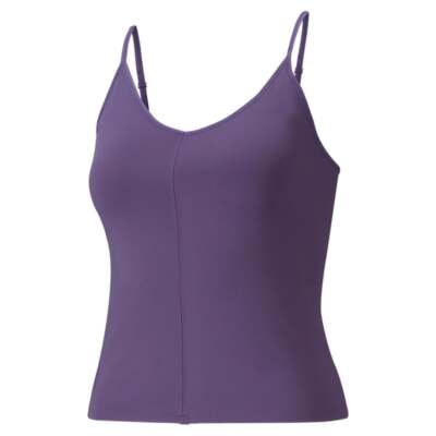 

Puma Goop Scoop Neck Athletic Tank Top Womens Purple Casual Athletic 521142-88, Фиолетовый