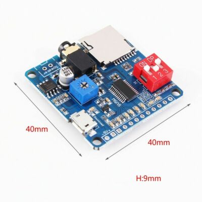 Voice Playback Module MP3 Player I/O Trigger UART Control SD/TF Card For Arduino